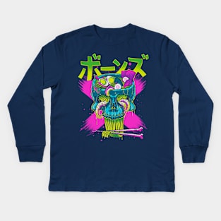 Ramen Acid Bones Kids Long Sleeve T-Shirt